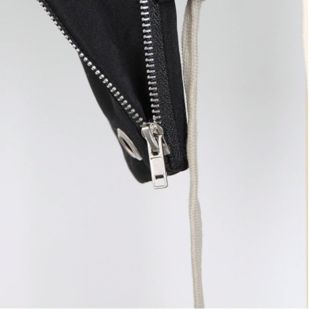 *One Left* Black Lace Up Streetwear Skirt - Picture 5 of 6